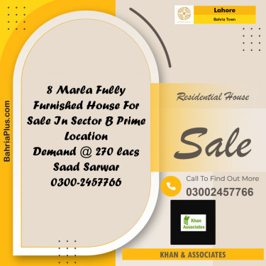 Residential House for Sale in Bahria Town, Lahore - (BP-248812)