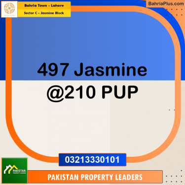 10 Marla Residential Plot for Sale in Sector C - Jasmine Block -  Bahria Town, Lahore - (BP-248925)