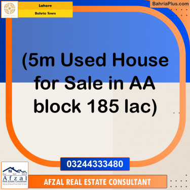 Residential House for Sale in Bahria Town, Lahore - (BP-249187)