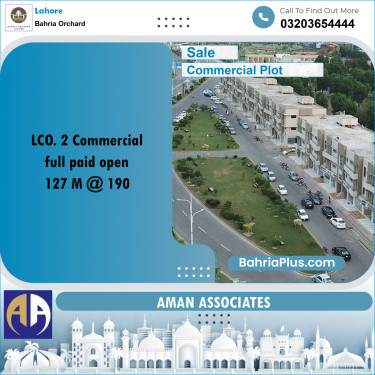 Commercial Plot for Sale in Bahria Orchard, Lahore - (BP-249188)
