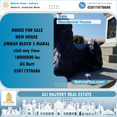 5 Marla Residential House for Sale in Sector E - Jinnah Ext. Block -  Bahria Town, Lahore - (BP-249203)