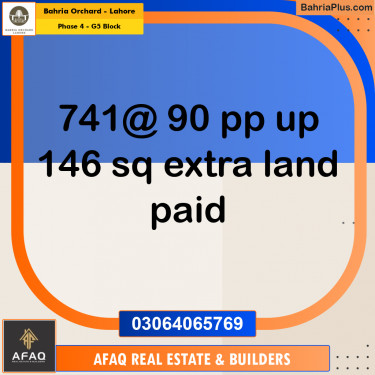 10 Marla Residential Plot for Sale in Phase 4 - G5 Block -  Bahria Orchard, Lahore - (BP-249464)