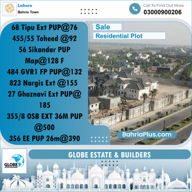 Residential Plot for Sale in Bahria Town, Lahore - (BP-249554)