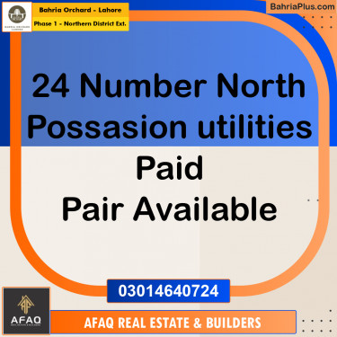 8 Marla Residential Plot for Sale in Phase 1 - Northern District Ext. -  Bahria Orchard, Lahore - (BP-249965)