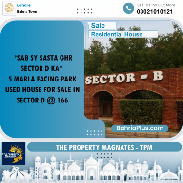 Residential House for Sale in Bahria Town, Lahore - (BP-249970)