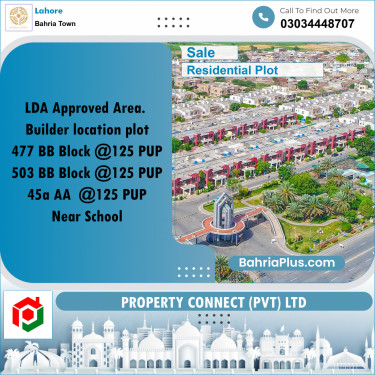 Residential Plot for Sale in Bahria Town, Lahore - (BP-250288)