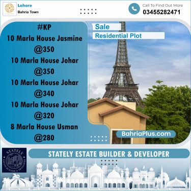 Residential Plot for Sale in Bahria Town, Lahore - (BP-250369)