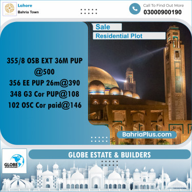 Residential Plot for Sale in Bahria Town, Lahore - (BP-250472)