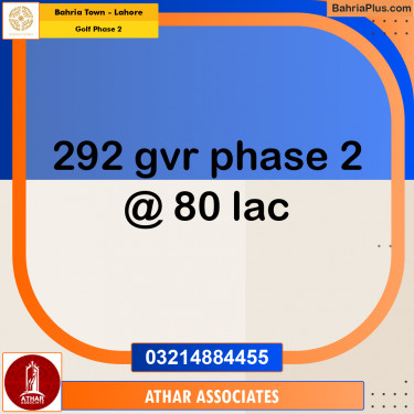 Residential Plot for Sale in Golf Phase 2 -  Bahria Town, Lahore - (BP-250602)