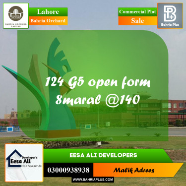 Commercial Plot for Sale in Bahria Orchard, Lahore - (BP-250640)