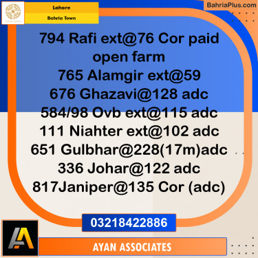 5 Marla Residential Plot for Sale in Bahria Town, Lahore - (BP-250646)