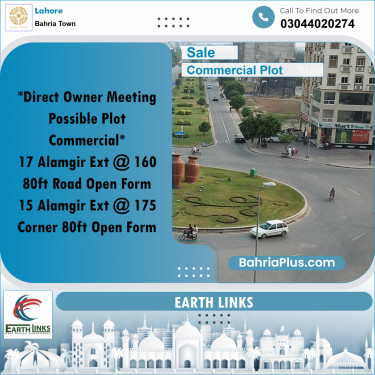 5 Marla Commercial Plot for Sale in Bahria Town, Lahore - (BP-250675)