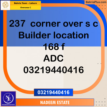 Residential Plot for Sale in Overseas C -  Bahria Town, Lahore - (BP-250846)