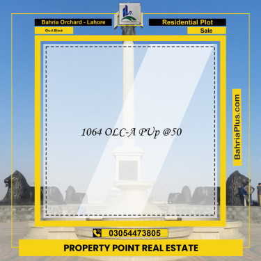 5 Marla Residential Plot for Sale in OLC-A Block -  Bahria Orchard, Lahore - (BP-251299)