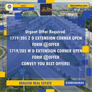 Residential Plot for Sale in Bahria Orchard, Lahore - (BP-251429)
