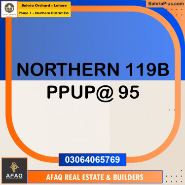 10 Marla Residential Plot for Sale in Phase 1 - Northern District Ext. -  Bahria Orchard, Lahore - (BP-251449)