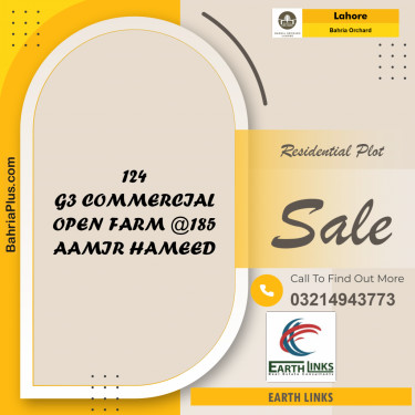 Residential Plot for Sale in Bahria Orchard, Lahore - (BP-251546)
