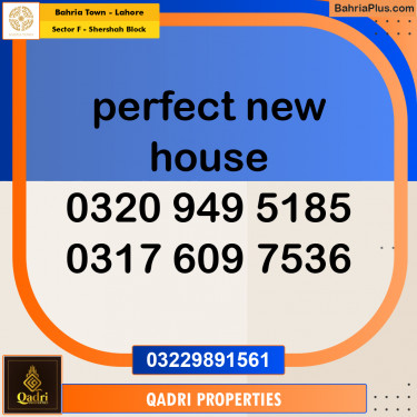 5 Marla Residential House for Sale in Sector F - Shershah Block -  Bahria Town, Lahore - (BP-251632)