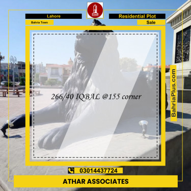 10 Marla Residential Plot for Sale in Bahria Town, Lahore - (BP-251733)