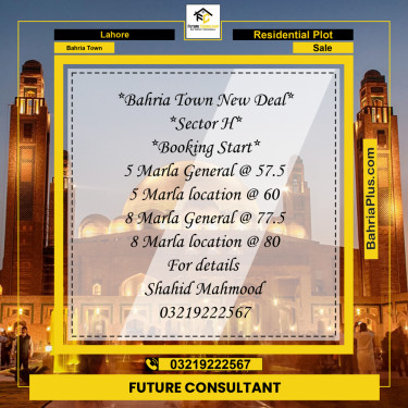 Residential Plot for Sale in Bahria Town, Lahore - (BP-251992)