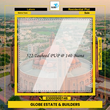 Residential Plot for Sale in Bahria Town, Lahore - (BP-252193)