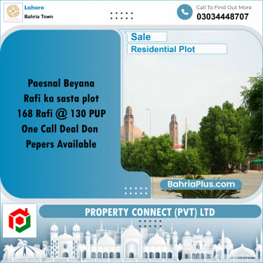 Residential Plot for Sale in Bahria Town, Lahore - (BP-252499)