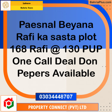 Residential Plot for Sale in Bahria Town, Lahore - (BP-252570)