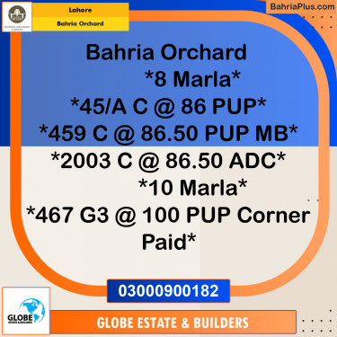 Residential Plot for Sale in Bahria Orchard, Lahore - (BP-252658)