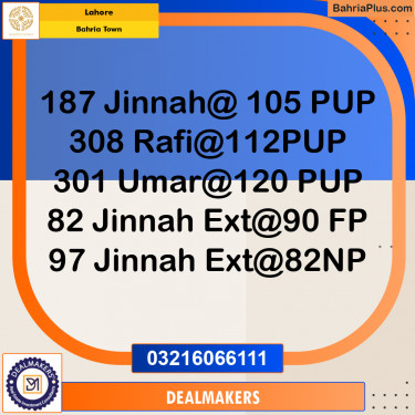 Residential Plot for Sale in Bahria Town, Lahore - (BP-253116)