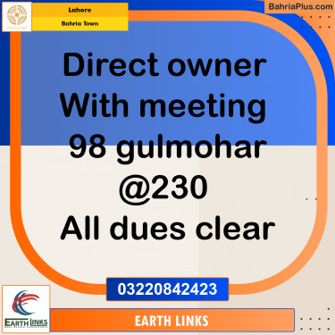 Residential Plot for Sale in Bahria Town, Lahore - (BP-253189)