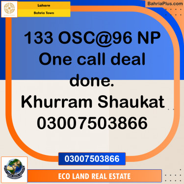 Residential Plot for Sale in Bahria Town, Lahore - (BP-253192)