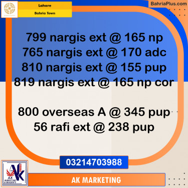 Residential Plot for Sale in Bahria Town, Lahore - (BP-253243)