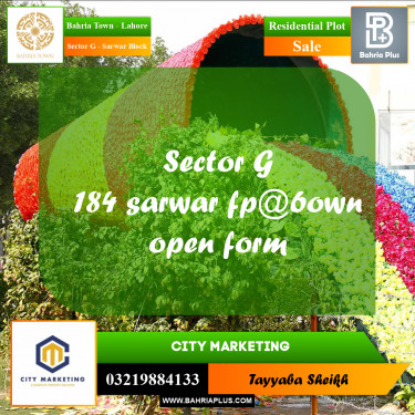 5 Marla Residential Plot for Sale in Sector G - Sarwar Block -  Bahria Town, Lahore - (BP-253274)