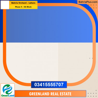 10 Marla Residential Plot for Sale in Phase 4 - G6 Block -  Bahria Orchard, Lahore - (BP-253444)