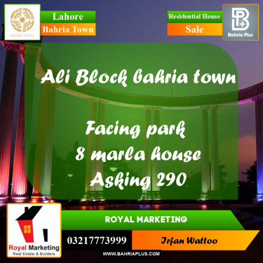 Residential House for Sale in Bahria Town, Lahore - (BP-253495)