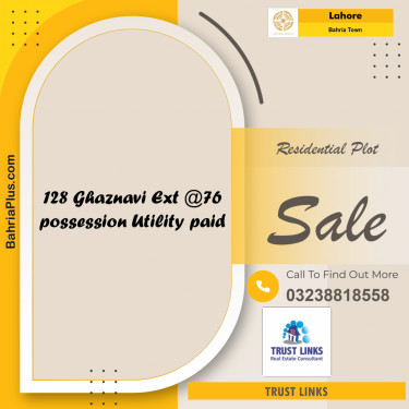 Residential Plot for Sale in Bahria Town, Lahore - (BP-253604)
