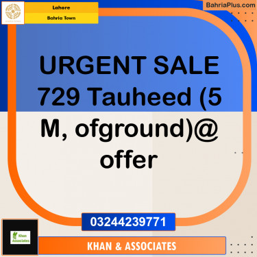 Residential Plot for Sale in Bahria Town, Lahore - (BP-253652)