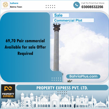 Commercial Plot for Sale in Bahria Town, Lahore - (BP-253727)