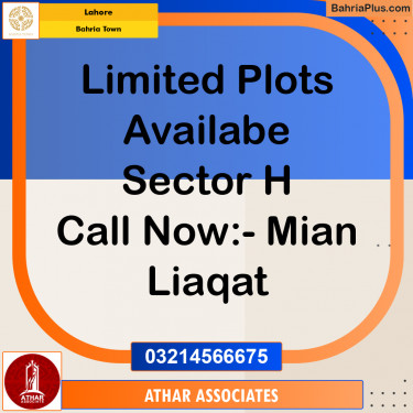 5 Marla Residential Plot for Sale in Bahria Town, Lahore - (BP-253845)