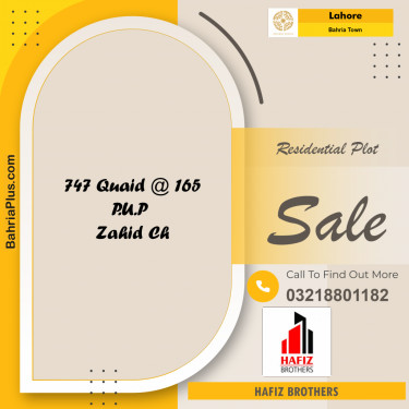 10 Marla Residential Plot for Sale in Bahria Town, Lahore - (BP-253949)
