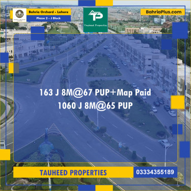 8 Marla Residential Plot for Sale in Phase 2 - J Block -  Bahria Orchard, Lahore - (BP-254108)