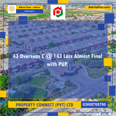 10 Marla Residential Plot for Sale in Overseas C -  Bahria Town, Lahore - (BP-254114)