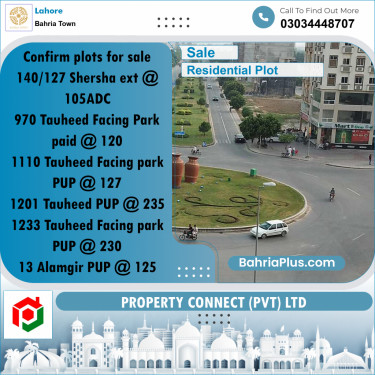 Residential Plot for Sale in Bahria Town, Lahore - (BP-254198)