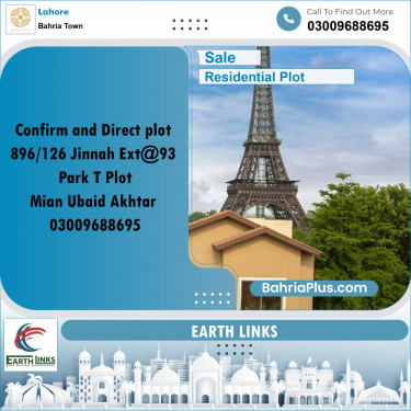 Residential Plot for Sale in Bahria Town, Lahore - (BP-254297)