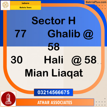 5 Marla Residential Plot for Sale in Bahria Town, Lahore - (BP-254738)