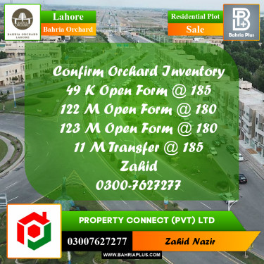 Residential Plot for Sale in Bahria Orchard, Lahore - (BP-254776)