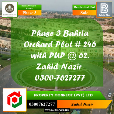 Residential Plot for Sale in Phase 3 -  Bahria Orchard, Lahore - (BP-254915)