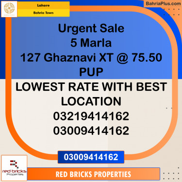 Residential Plot for Sale in Bahria Town, Lahore - (BP-255223)