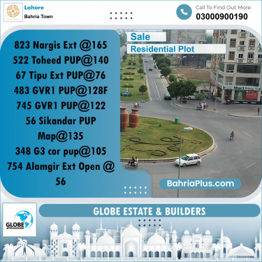 Residential Plot for Sale in Bahria Town, Lahore - (BP-255406)