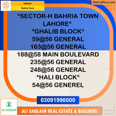 5 Marla Residential Plot for Sale in Bahria Town, Lahore - (BP-255615)